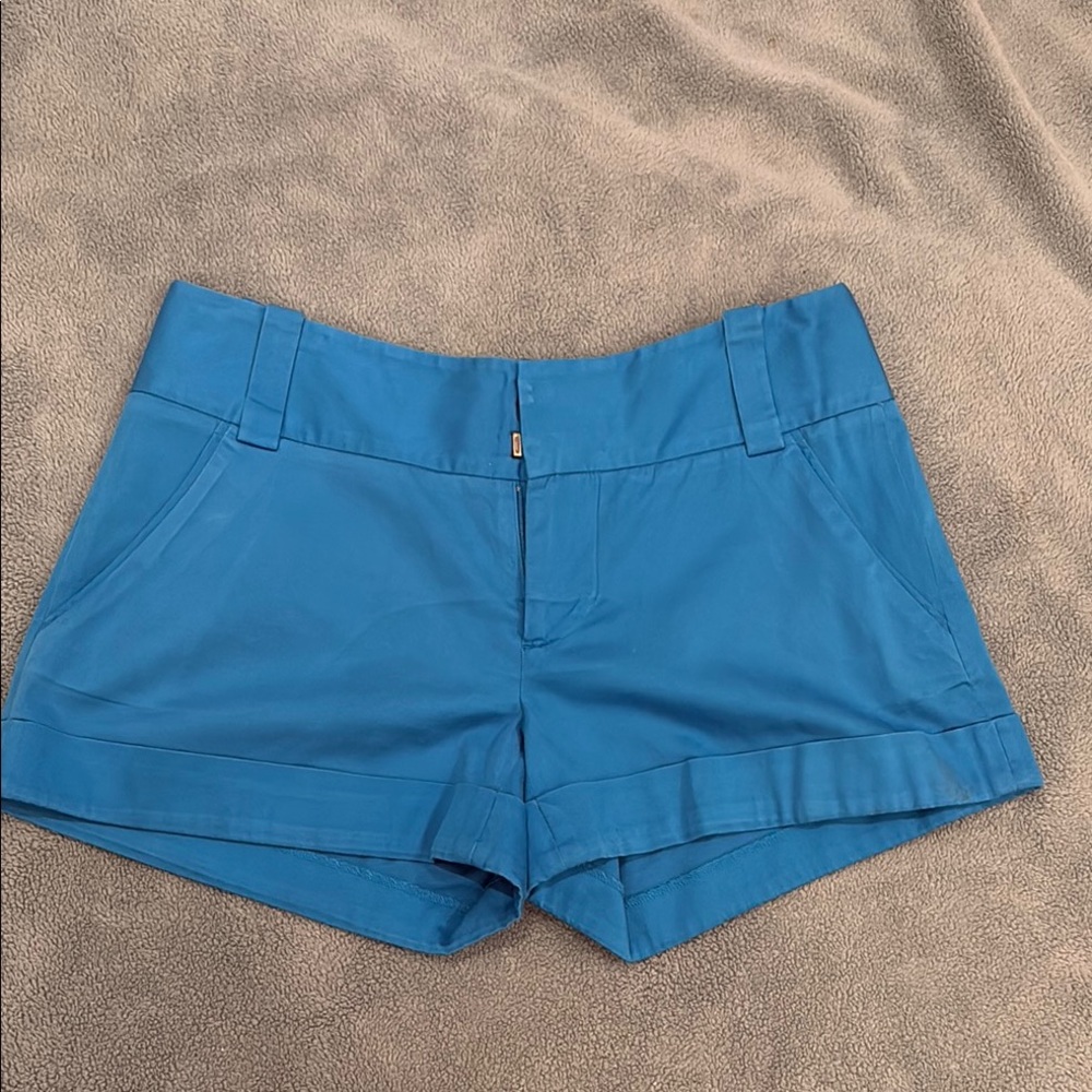 Alice and Olivia for Scoop Blue Women's Shorts